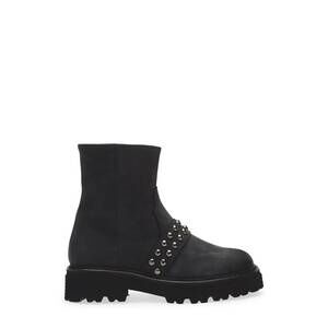 NEW CORDANI women's paige moto-inspired boot in midnight nubuck